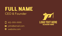 Industrial Dog Crane Business Card Design