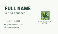 Green Weed Tile  Business Card Image Preview