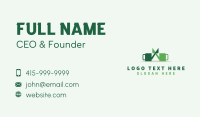 Gardener Watering Can Landscaping Business Card Preview