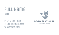 Heart Dog Cat Business Card Image Preview