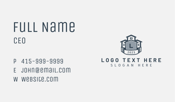 House  Construction Property Business Card Design Image Preview