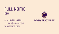 Royal Crown Lion King Business Card Image Preview