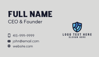 Blue Crest Shield  Business Card Image Preview