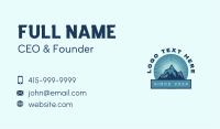 Mountain Hiker Summit Business Card Design