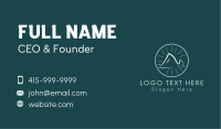 Mountain Peak Hiking  Business Card Image Preview
