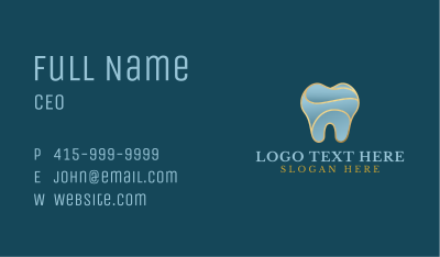 Abstract Molar Tooth  Business Card Image Preview