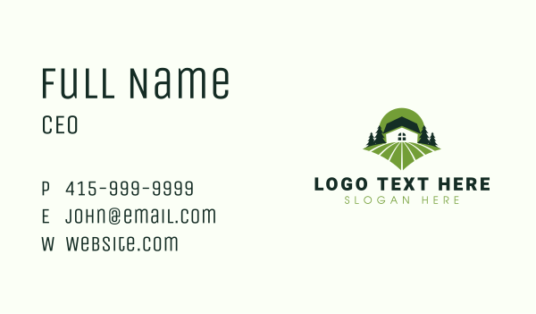 House Landscaping Realty Business Card Design Image Preview