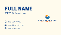 Tropical Sun Wave Business Card Image Preview