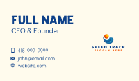 Tropical Sun Wave Business Card Image Preview