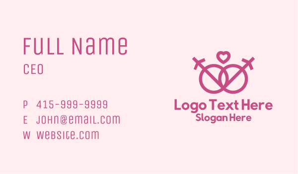 Gender Equality Symbol Business Card Design Image Preview