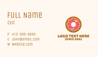 Galaxy Doughnut  Business Card