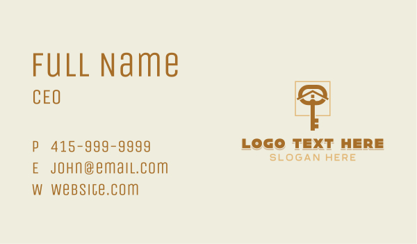 Realty Property Key Business Card Design Image Preview