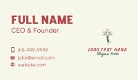 Apple Tree Girl Nature Business Card Image Preview