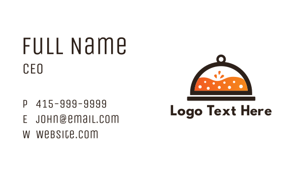 Orange Juice Tray Business Card Design Image Preview