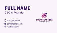 Eyelash Organic Cosmetics Business Card Image Preview