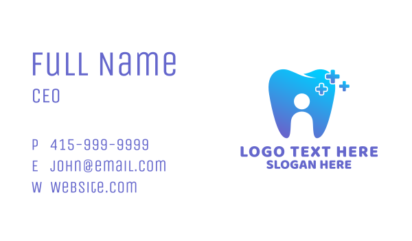 Dental Healthcare  Business Card Design Image Preview