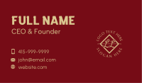 Business Luxury Script Business Card Design