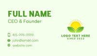 Sun Sprout Gardening Business Card Image Preview