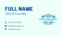 Power Washer Sanitation Business Card Preview