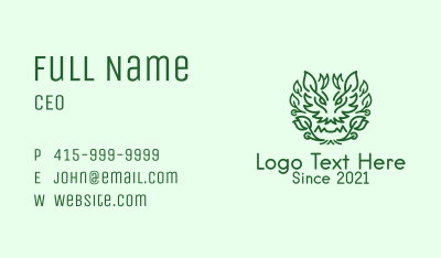 Dragon Plant Herb Business Card Image Preview