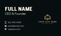 Deluxe Jewelry Crown Business Card Design