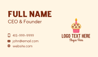 Birthday Cupcake Cake Business Card Image Preview