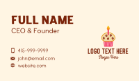 Birthday Cupcake Cake Business Card Design