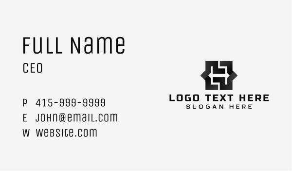 Maze Industrial Contractor Business Card Design Image Preview