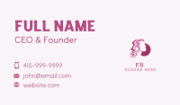 Woman Hair Salon Business Card Image Preview