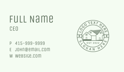 House Realty Emblem Business Card Image Preview