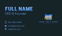 Oregon Mountain Lake Business Card Preview