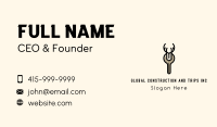 Wrench Hardware Antler Business Card Image Preview