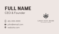 Leaf Candle Light Business Card Image Preview