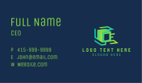 Tech Programming Cube  Business Card Image Preview
