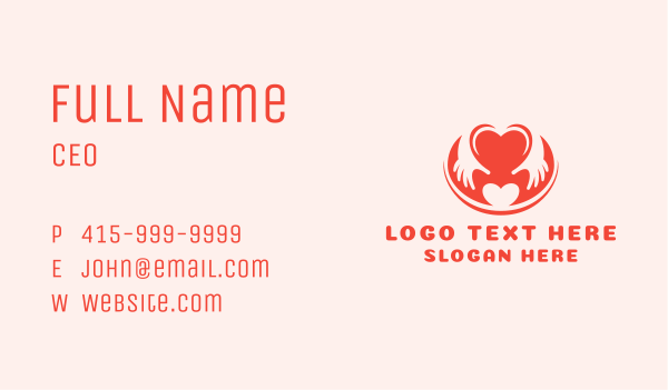 Heart Care Foundation  Business Card Design Image Preview