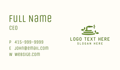 Landscaping Garden Water Hose Business Card Image Preview