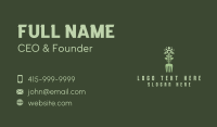 Fork Shovel Leaf Business Card Image Preview