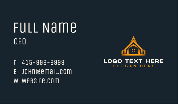 Home Roofing Maintenance Business Card Design Image Preview