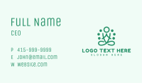 Zen Meditation Wellness  Business Card Image Preview
