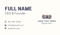 Wool Yarn Needle Business Card Image Preview