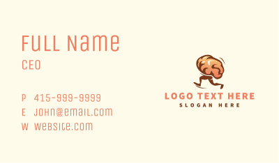 Running Brain Idea Business Card Image Preview