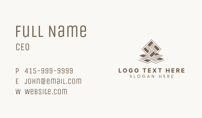 Floor Tiles Pattern Business Card Image Preview