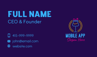 Neon Music Bar Business Card Image Preview