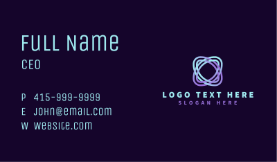 Tech Business Symbol Business Card Image Preview