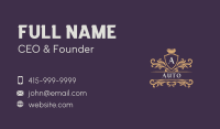 Crown Regal Monarchy Business Card Image Preview