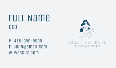 Sexy Woman Plus Size Business Card Image Preview