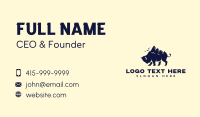 Mountain Summit Bison Business Card Image Preview