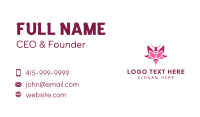 Pink Lotus Bee Business Card Image Preview