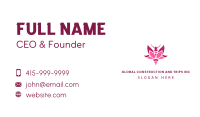 Pink Lotus Bee Business Card Image Preview