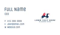 Fast Scooter Delivery Business Card Image Preview